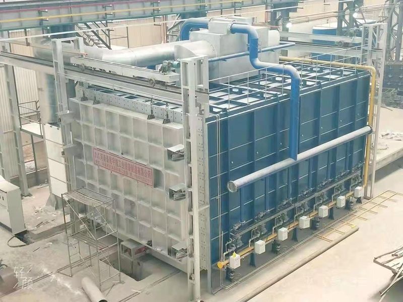 天燃?xì)怆p臺(tái)車(chē)雙爐門(mén)退火爐